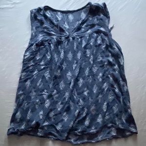 Cute blue and white tank top